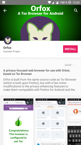 orfox tor browser for android что это hydra
